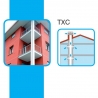 Střešní ventilátor TXC-301, 500m3/h, 50W, IP44