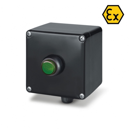 644.0345-LDG Signalizační krabice LED (zelená) ZENITH Ex II 2GD