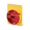 Rukojeť ovládací R uzamykatelná 70x87mm žluto/červená (16A-40A)