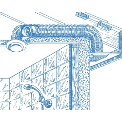 Potrubní ventilátor Tubo 125, základní provedení, ø125mm