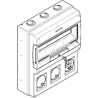 672.4316 - zásuvková skříň DOMINO IP66 - 16 DIN, 3x otvor pro 16/32A OPTIMA